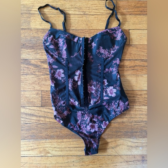 Free People Night Rhythm Corset Bodysuit - Picture 2 of 10